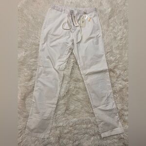 Hartford tanker slim straight- leg cotton drawstring trousers